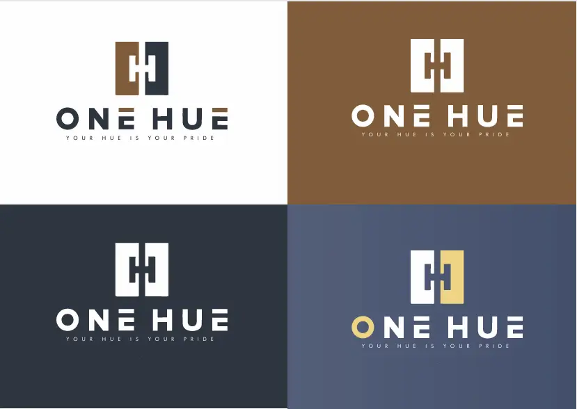 ONE HUE LOGO DESIGN